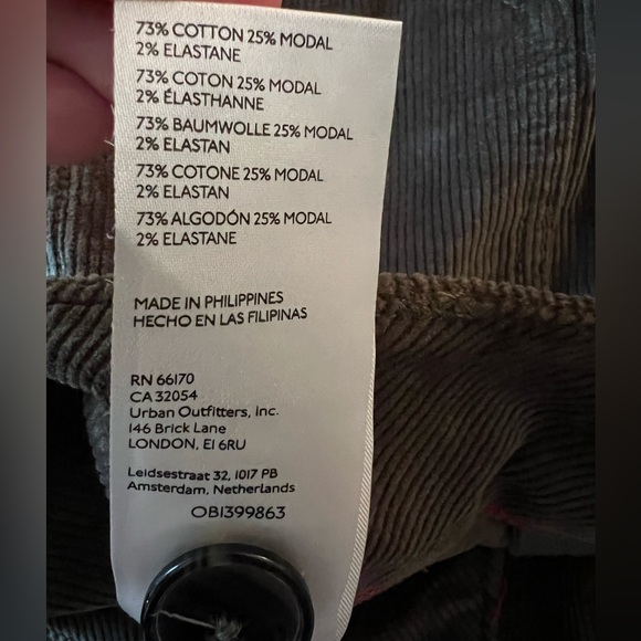 NWT Maeve The Colette cropped Wide-Leg pants in Olive Corduroy Edition Sz 29 - Picture 9 of 12